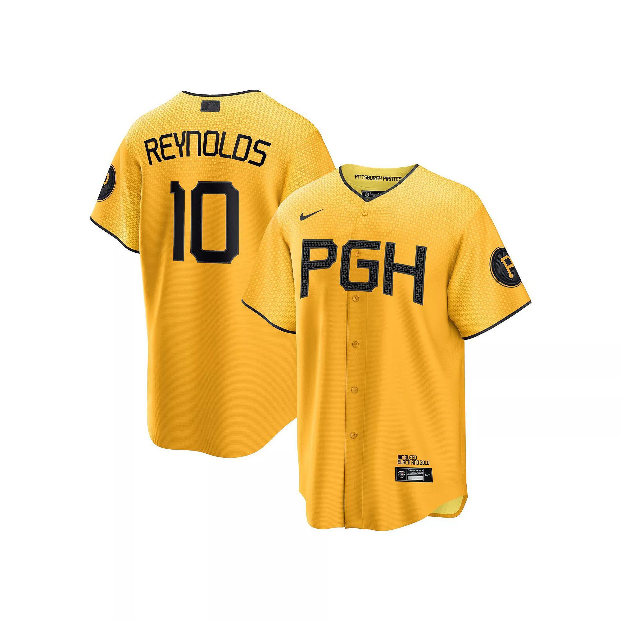 Mens Nike Bryan Reynolds Pittsburgh Pirates City Connect Replica Player Jersey Product Image