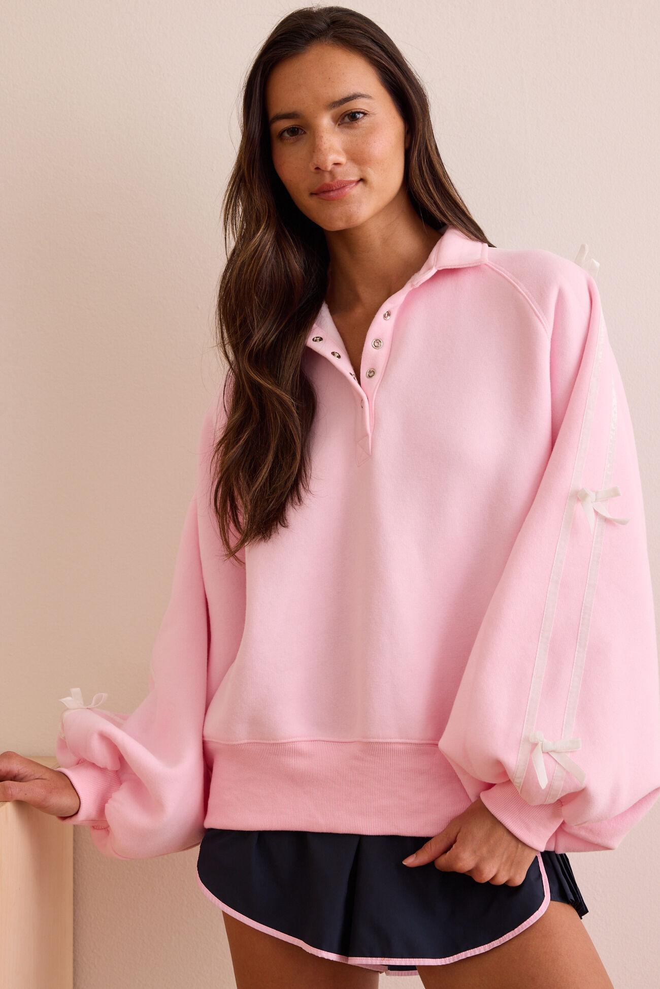 Side Barre Bow Pullover Product Image