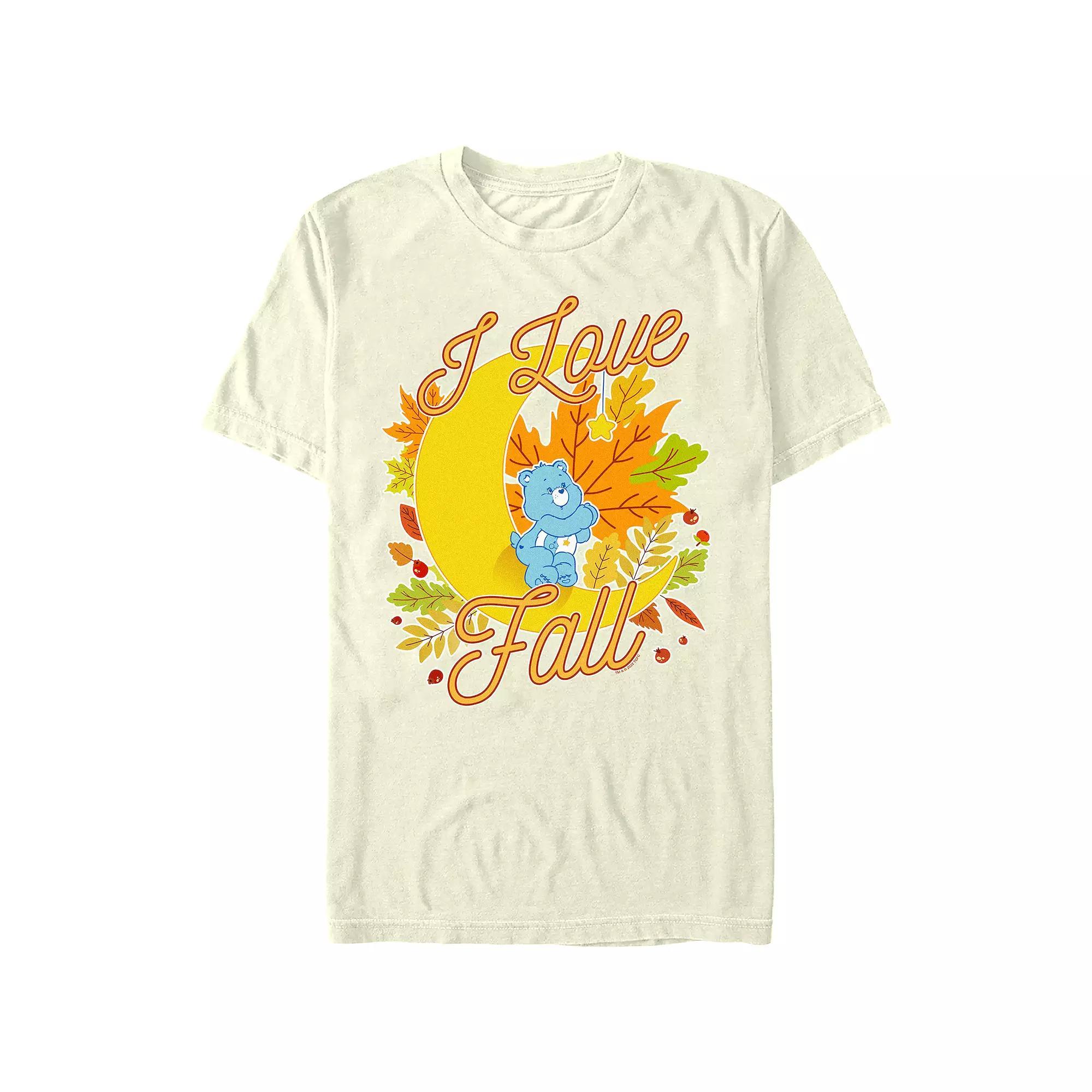 Men's Care Bears I Love Fall Graphic Tee, Size: Medium, Natural Product Image