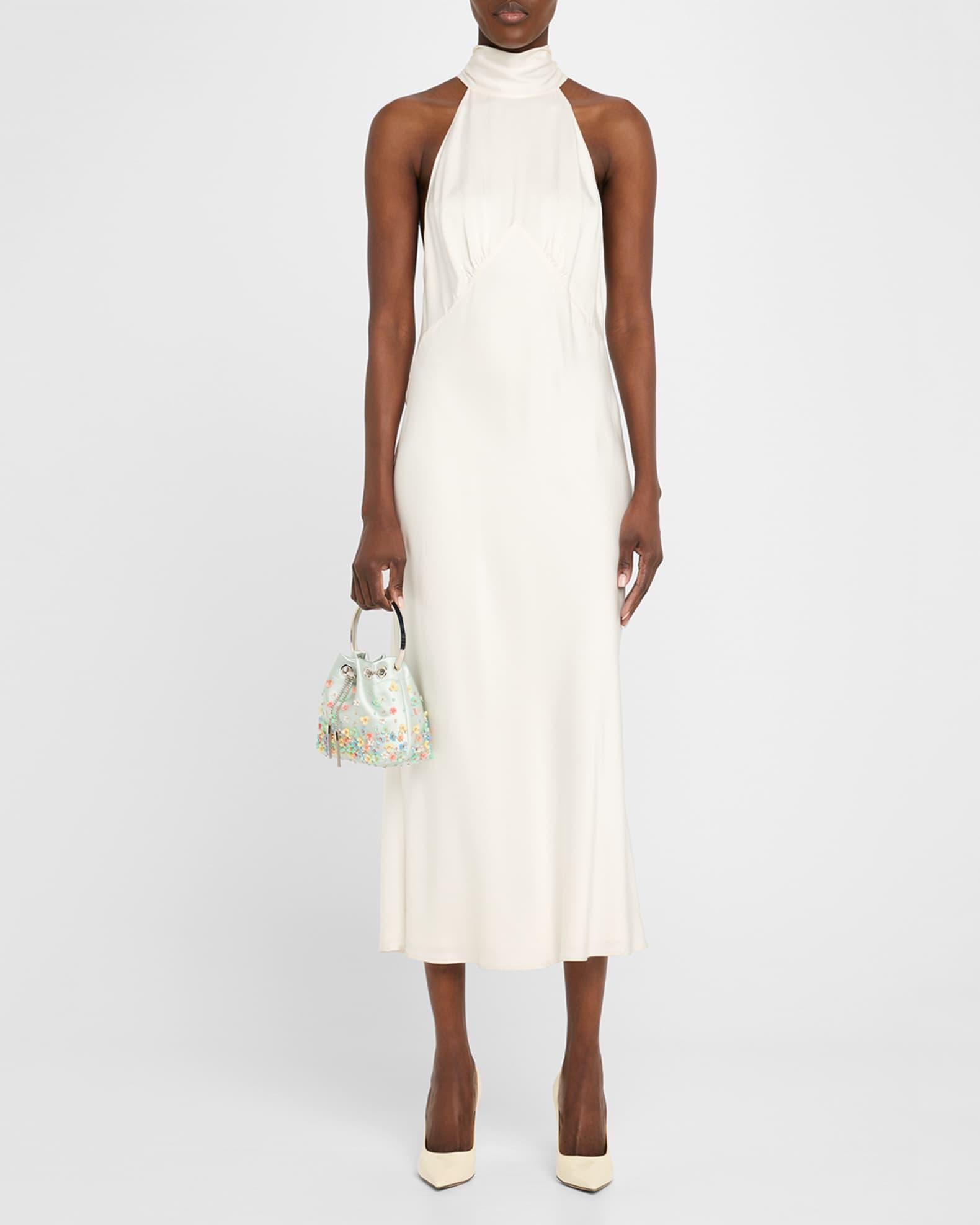 Bon Bon Floral Degrade Satin Bucket Bag Product Image