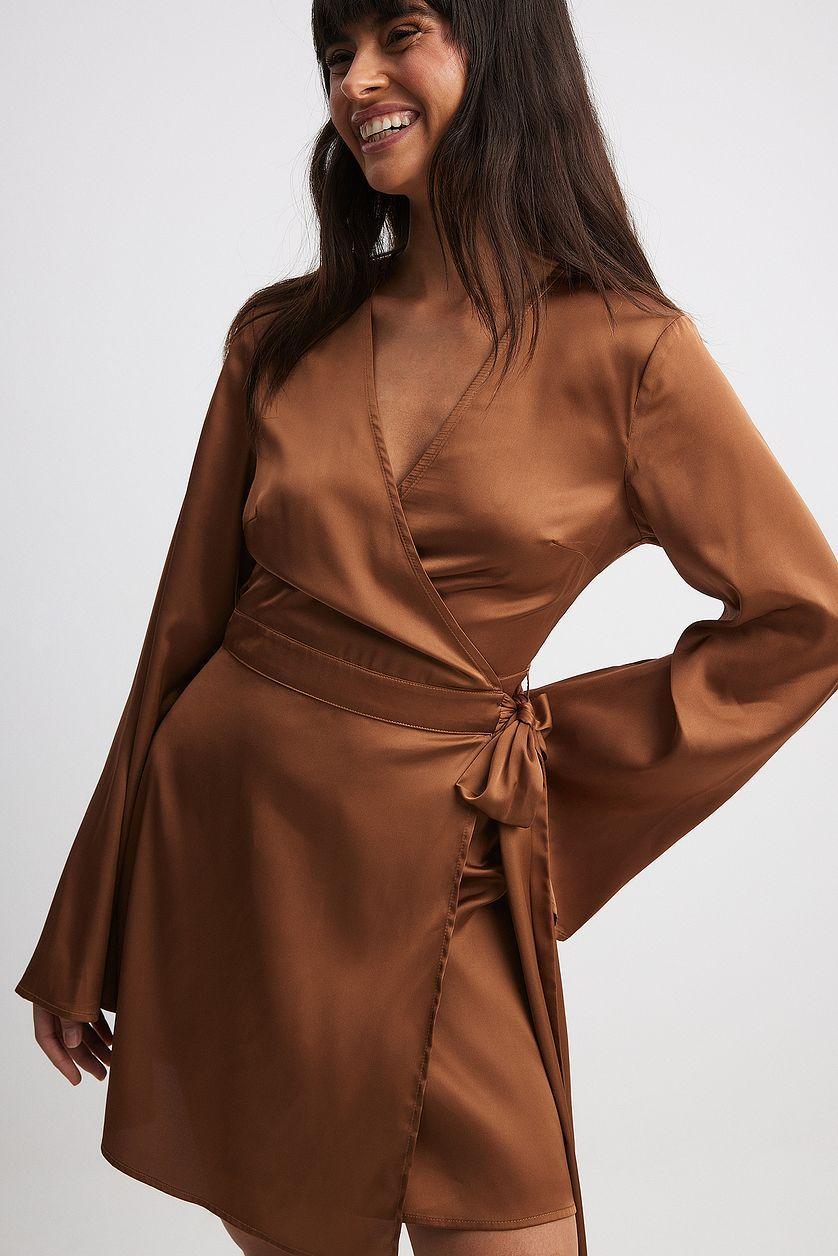 Tie Waist Flowy Mini Dress Product Image