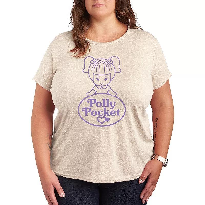 Plus Polly Pocket Logo And Doll Graphic Tee, Womens Product Image