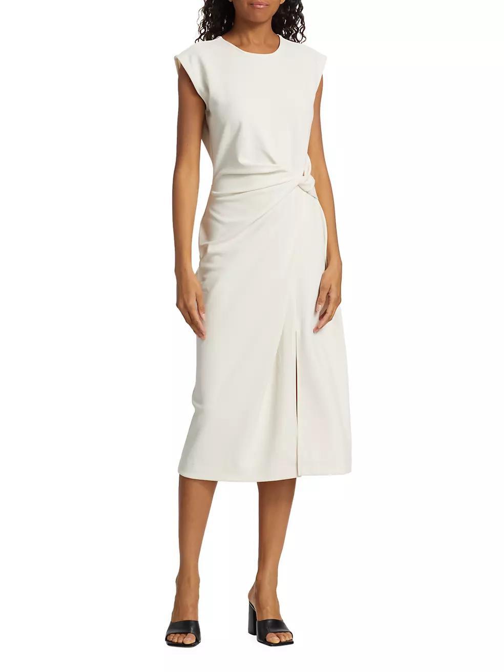 Cody Crepe Sleeveless Midi-Dress Product Image