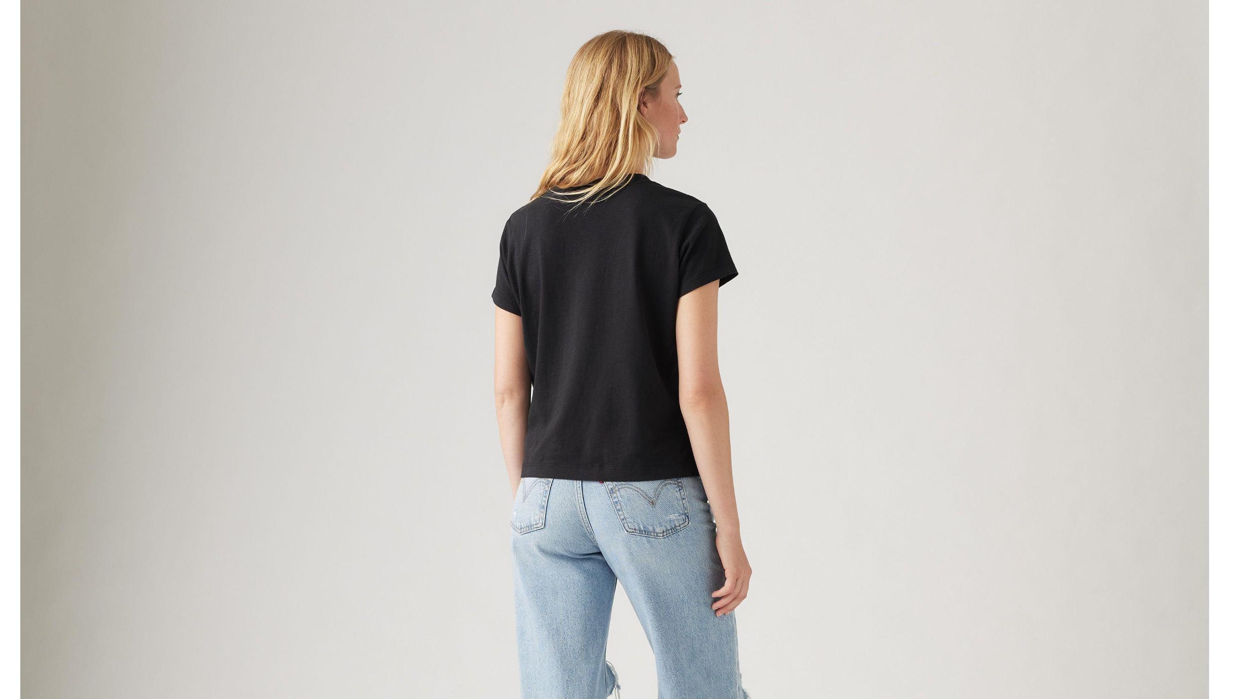 Boxy V-Neck T-Shirt Product Image