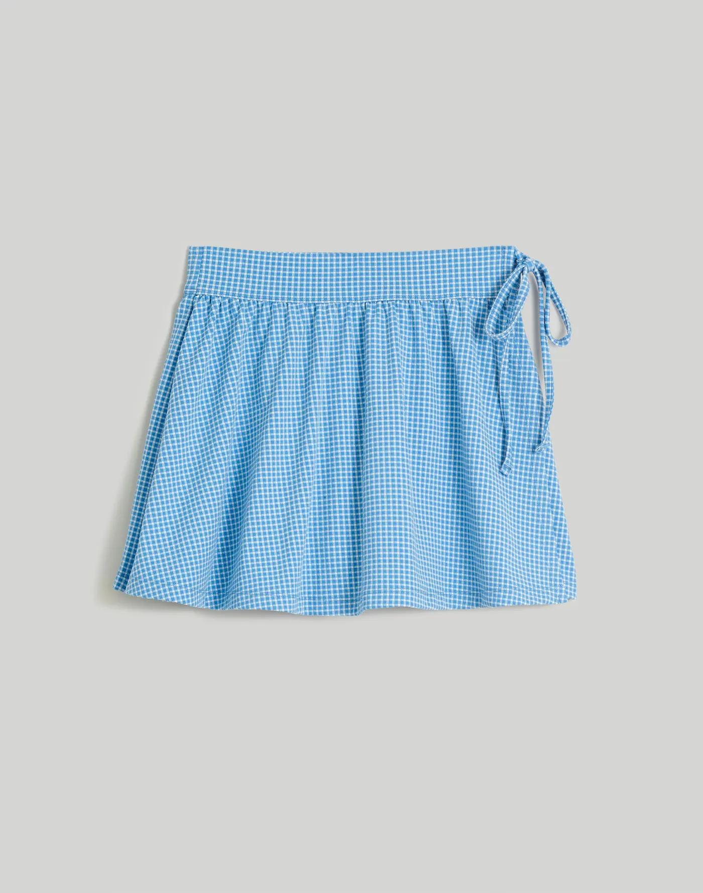 Flex Wrap Skort in Gingham Product Image