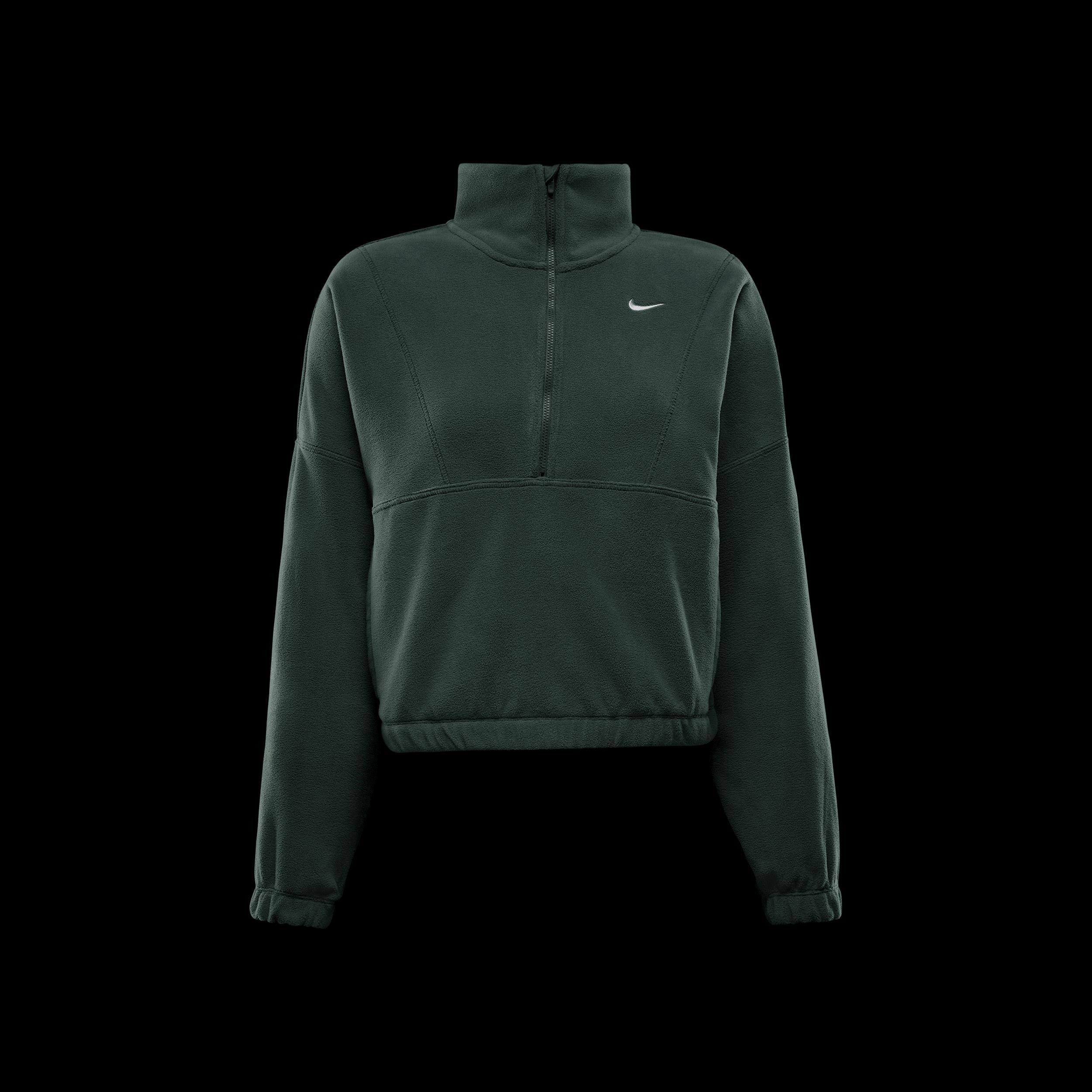 Nike One Women's Therma-FIT Oversized 1/2-Zip Fleece Top Product Image