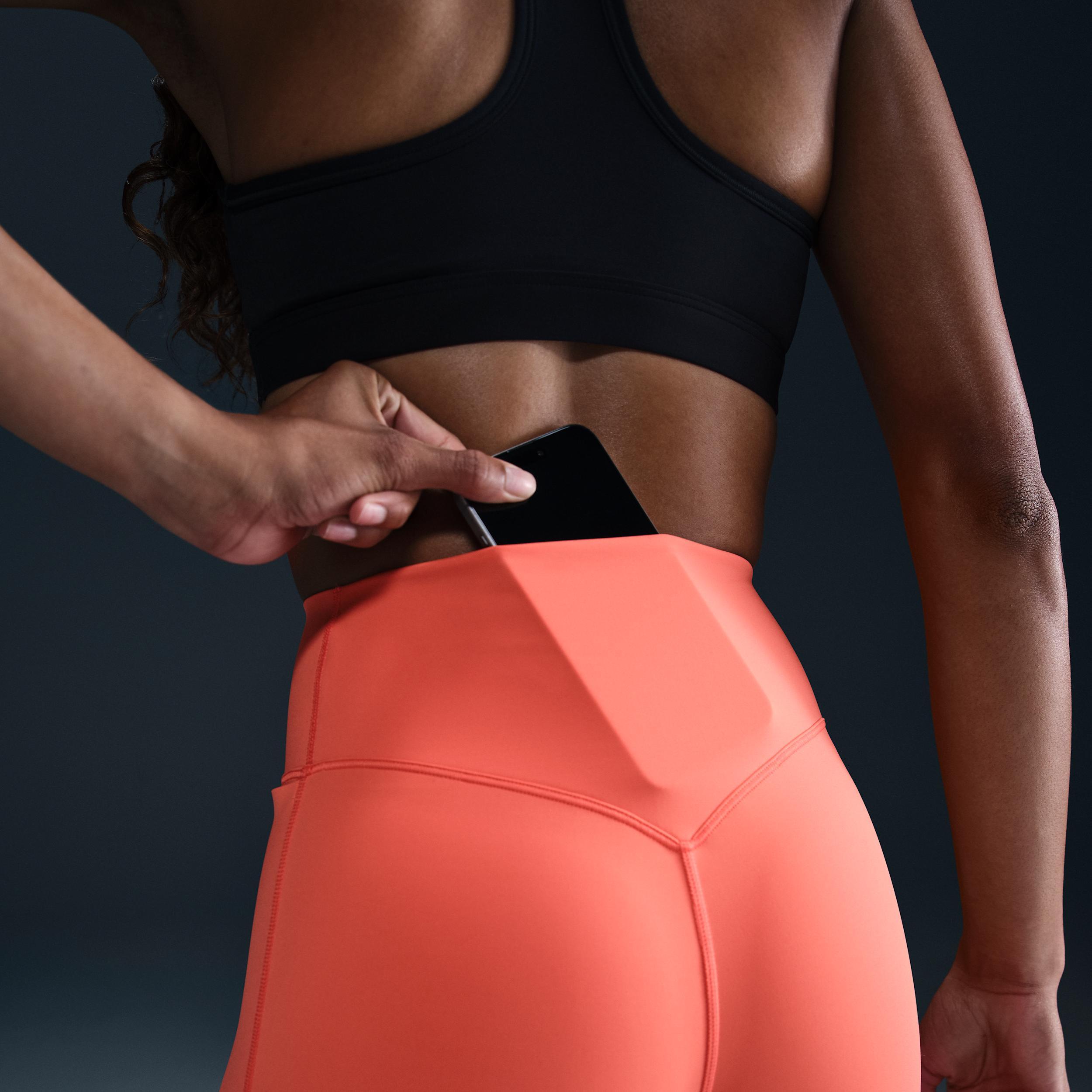 Nike Women's Universa High-Waisted 7/8 Leggings with No Front Seam Product Image