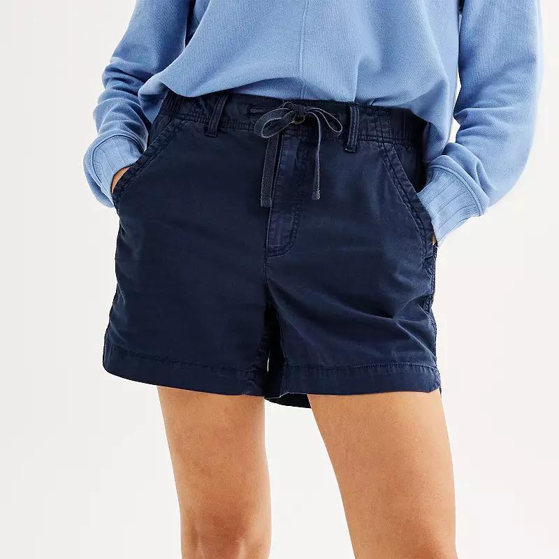 Women's Sonoma Goods For Life® Utility Shorts, Size: XL, Blue Tundra Product Image