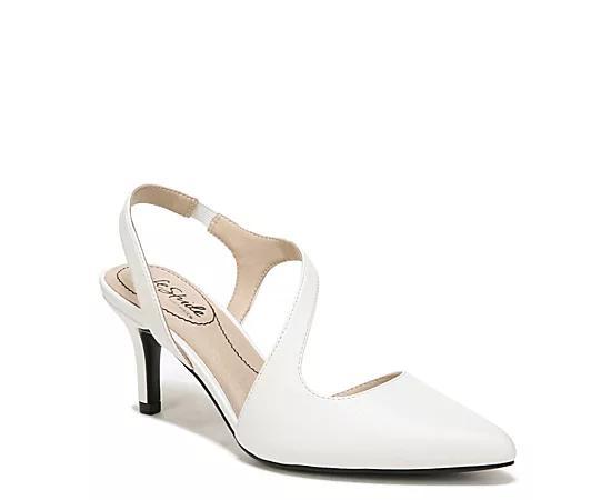 LifeStride Santorini Women's Slingback Heels, Size: 11, Bright White Product Image