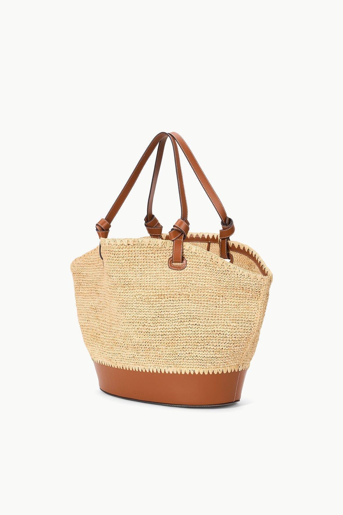 ST. REGIS SQUILLO RAFFIA TOTE | NATURAL TAN Product Image