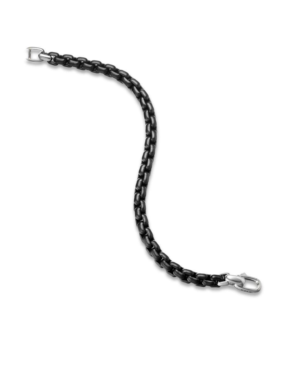 sterling silver Box Chain bracelet (7.3mm) Product Image