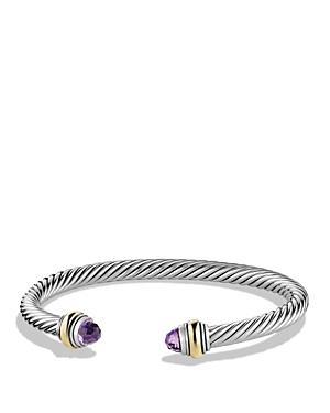 David Yurman Cable Classics Bracelet with Blue Topaz and Gold Product Image