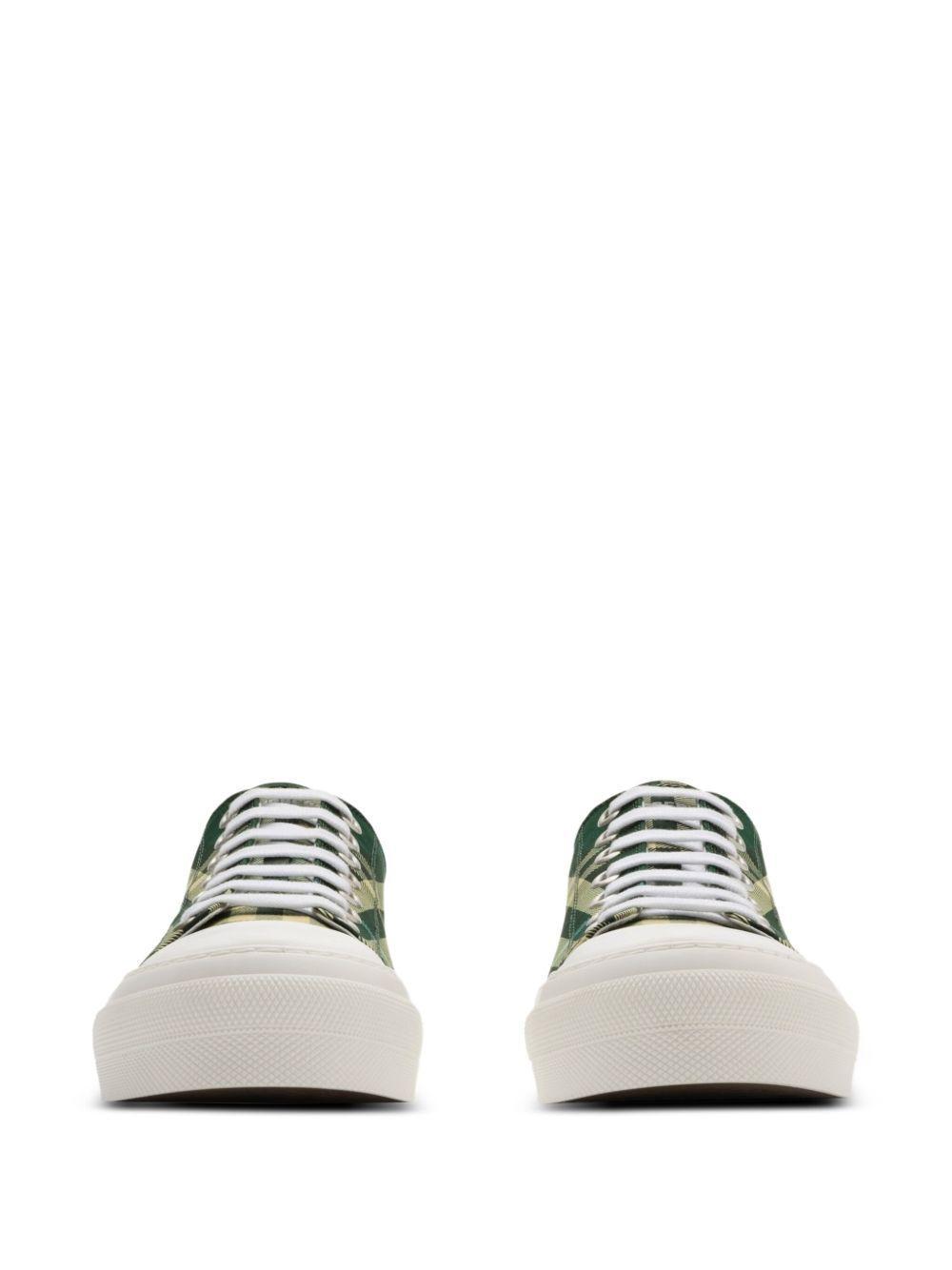 checkered sneakers Product Image