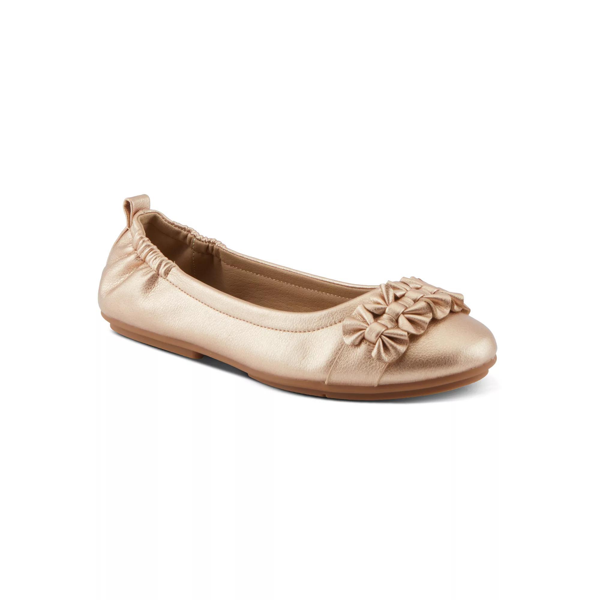 Patrizia Ballay Women's Ballet Flats, Size: 40, Bronze Product Image
