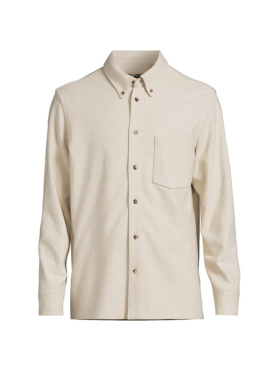 Mens Breia Wool and Cashmere Jersey Overshirt Product Image