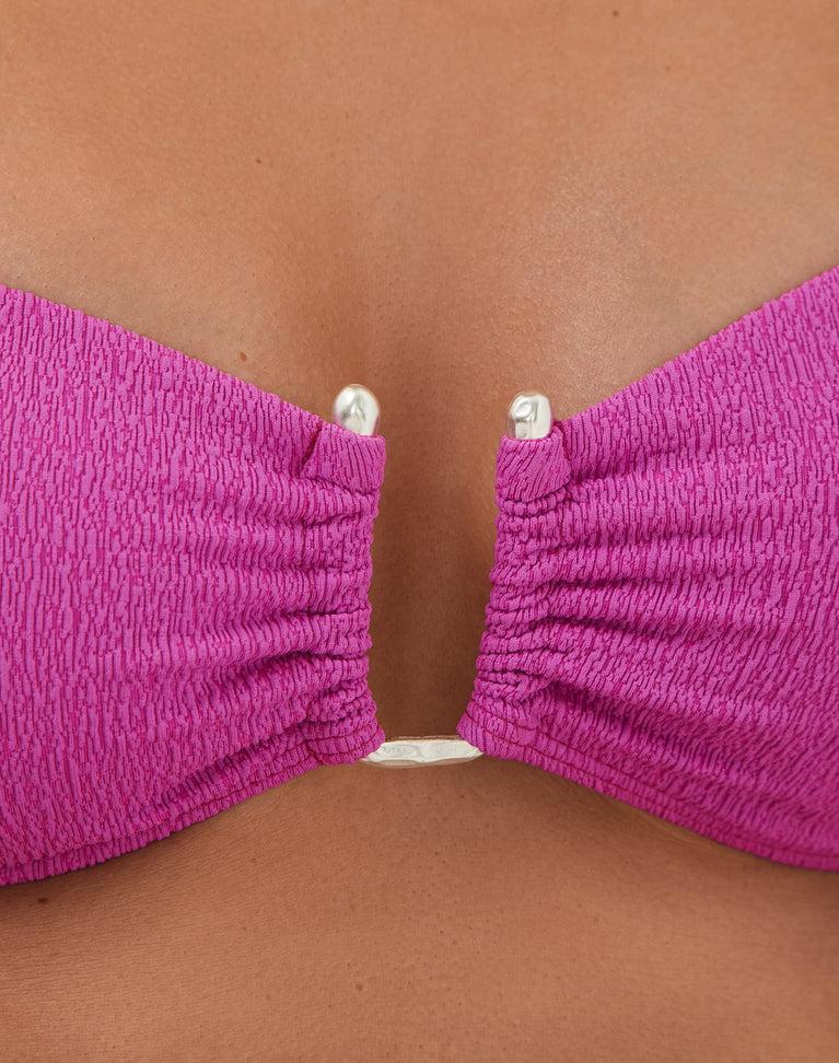 Firenze Jill Square Bandeau Top - French Rose Product Image