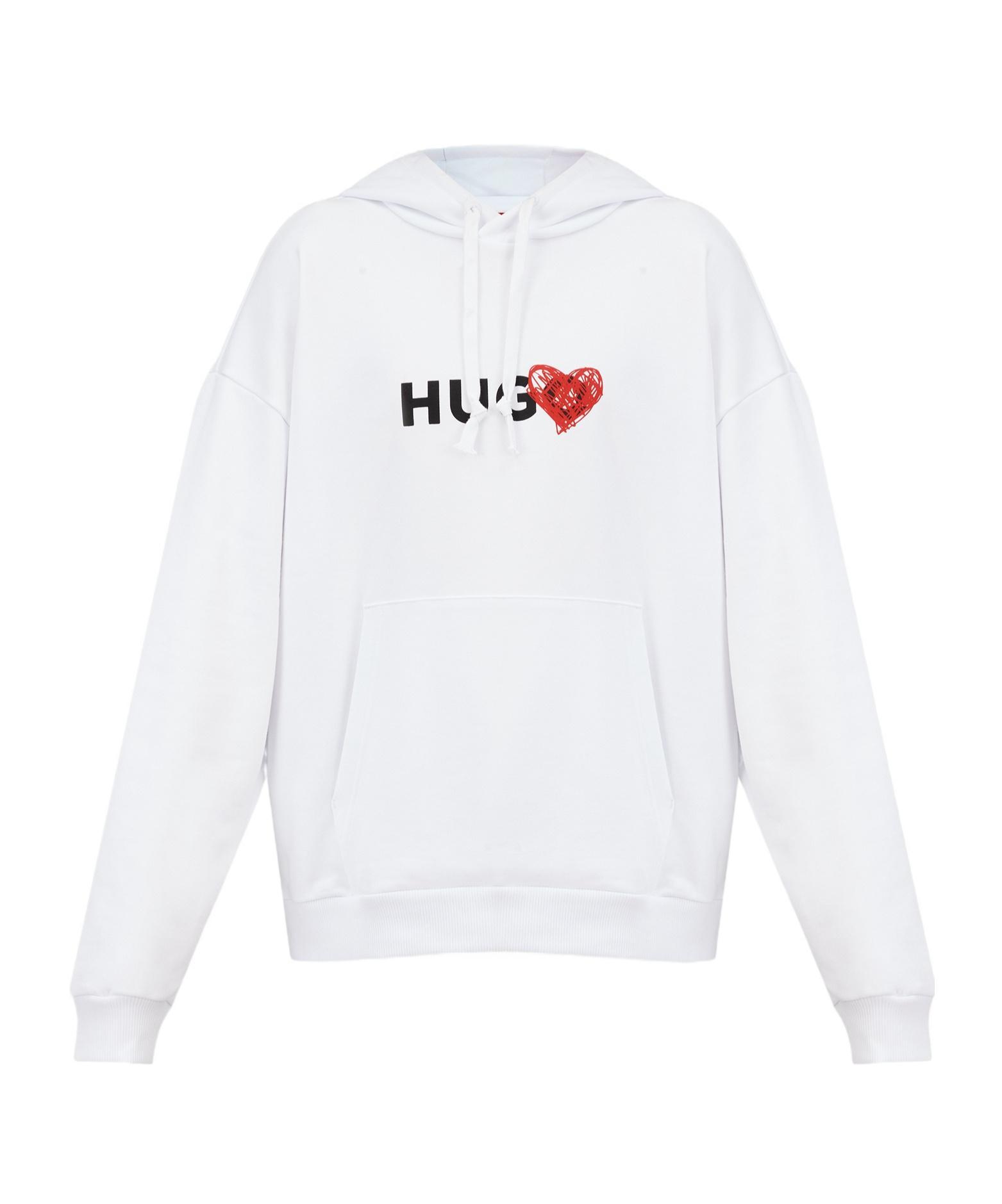 HUGO BOSS Long-sleeved Sweater In White Product Image