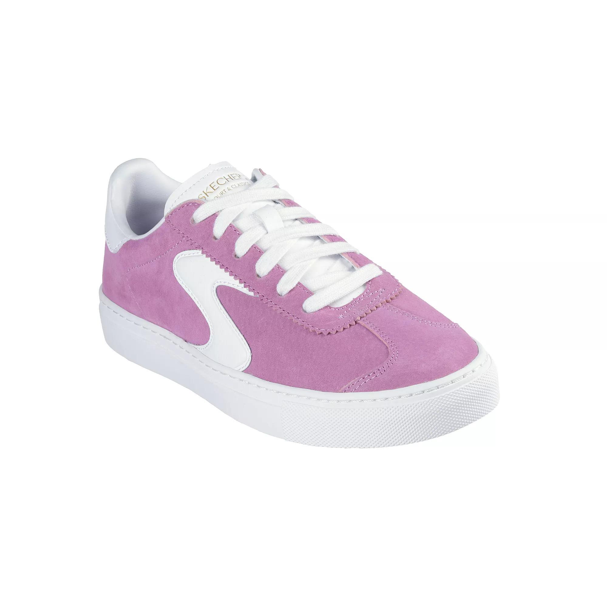 Skechers Womens Arch Fit Legend Vivid Hues Suede Sneakers Product Image