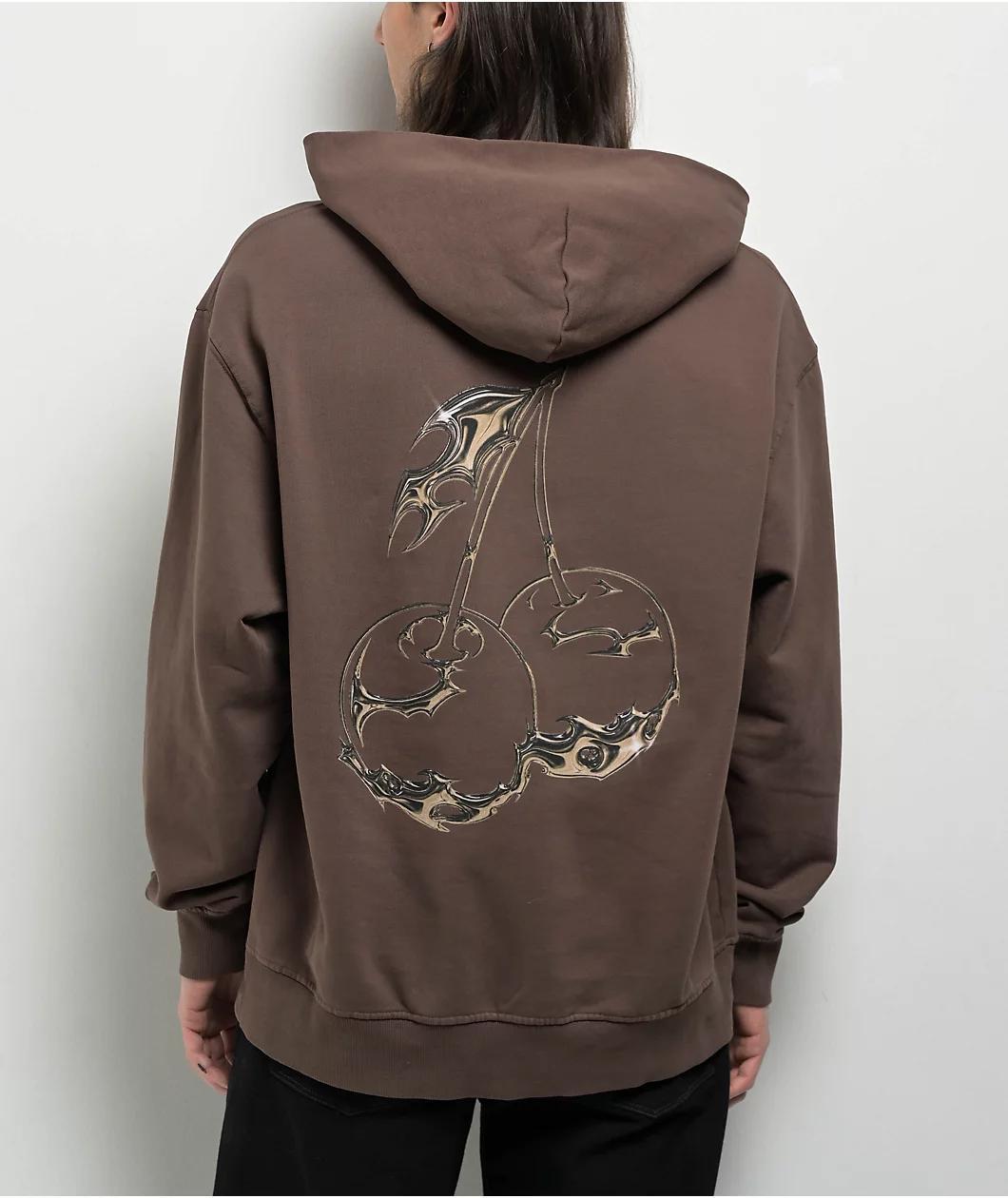 Vitriol Rebuff Brown Hoodie Product Image