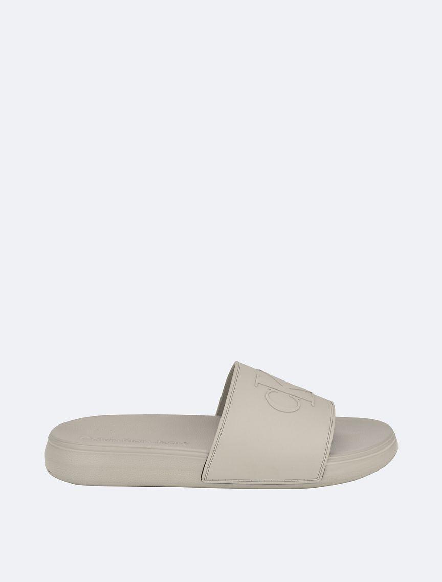 Calvin Klein Men's Men's Winston Slide - Grey - 7 Product Image