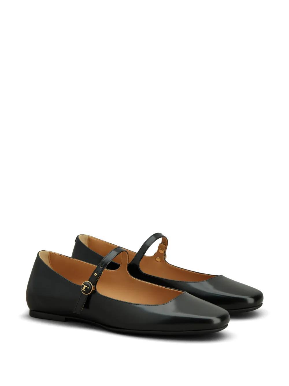 patent-leather ballerina shoes Product Image