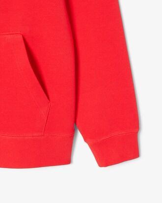 Relaxed Fit Piqué Hoodie Product Image