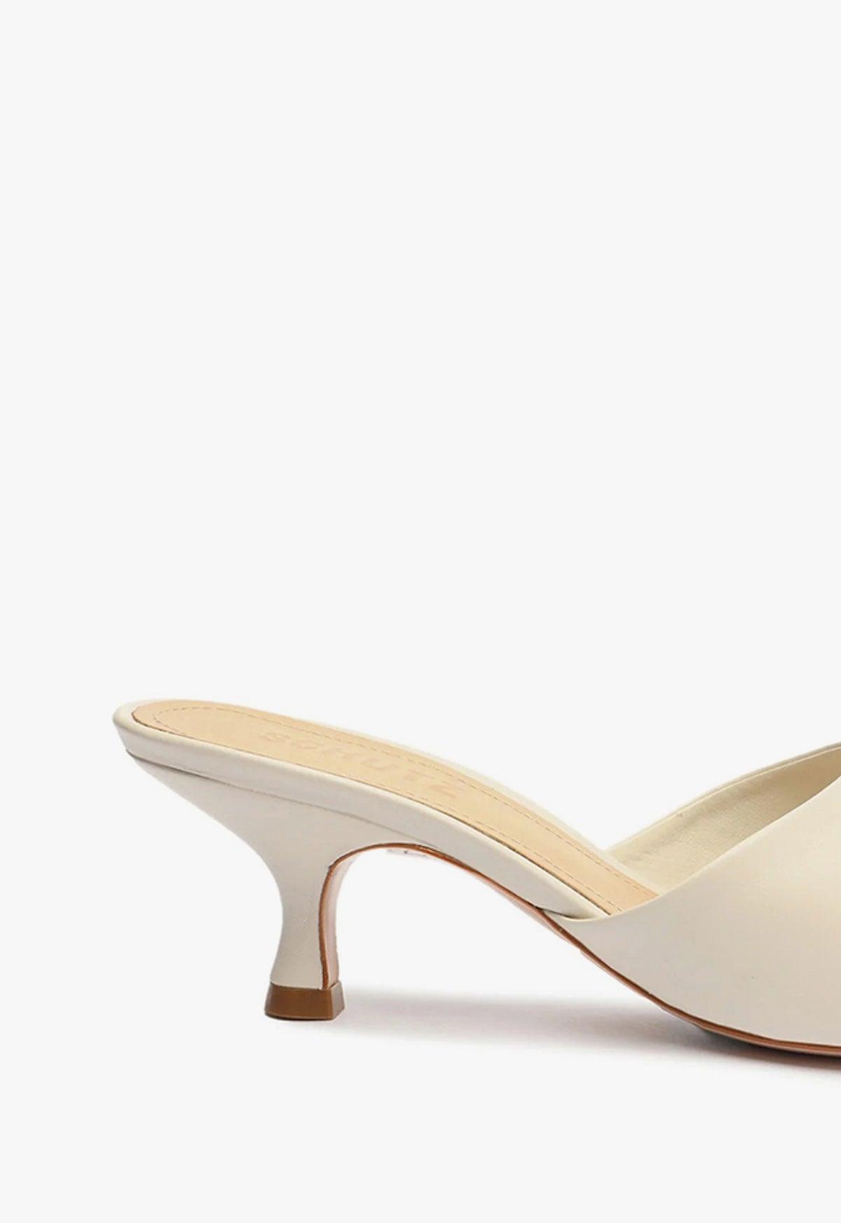Schutz Dethalia Leather Heeled Mule Womens at Urban Outfitters Product Image