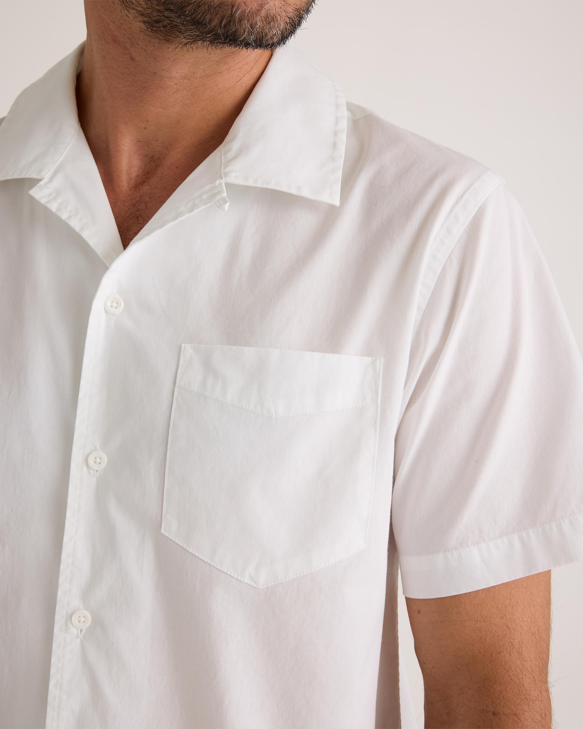 Quince | Men's Stretch Poplin Camp Shirt Size XL, Organic Cotton Product Image