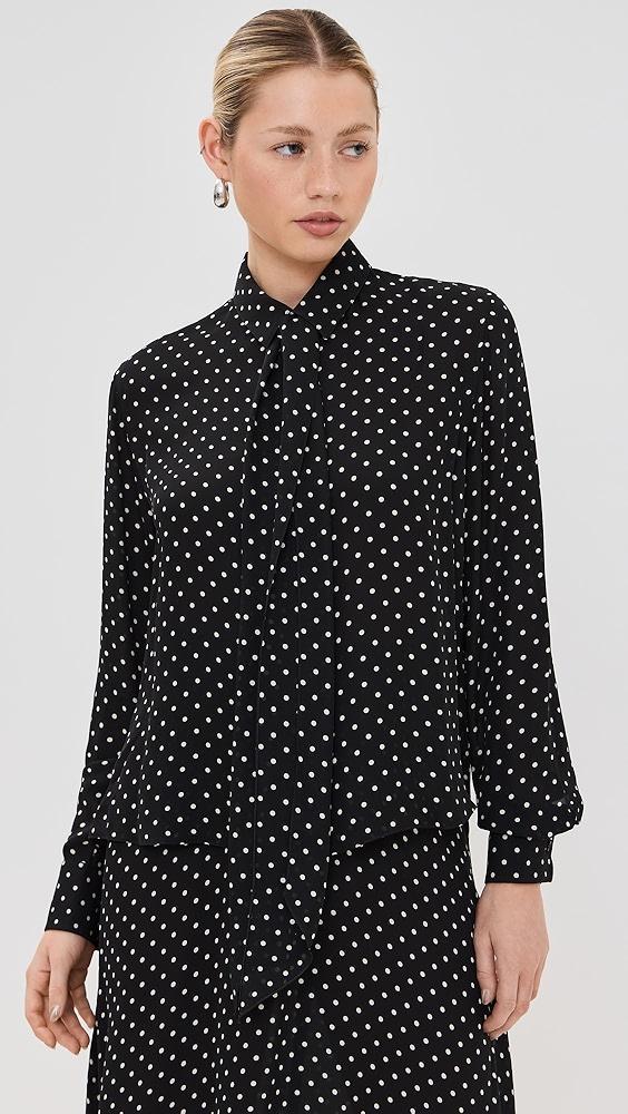 WARDROBE.NYC Silk Blouse | Shopbop Product Image
