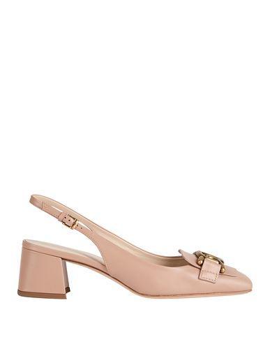 TOD'S Woman Pumps Blush Size 7 Leather In Pink Product Image
