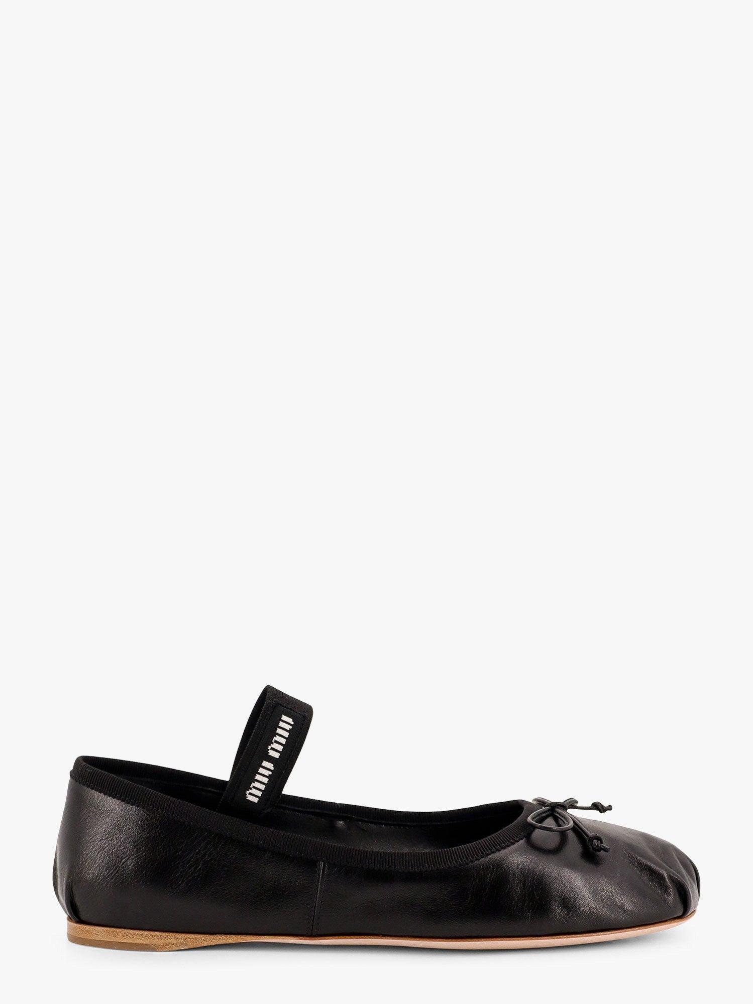 logo-strap ballerina shoes Product Image