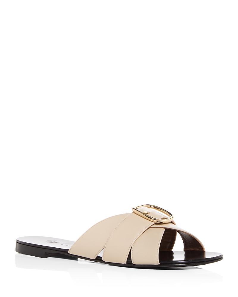 Giuseppe Zanotti Womens Geraldhine Buckle Slide Sandals Product Image