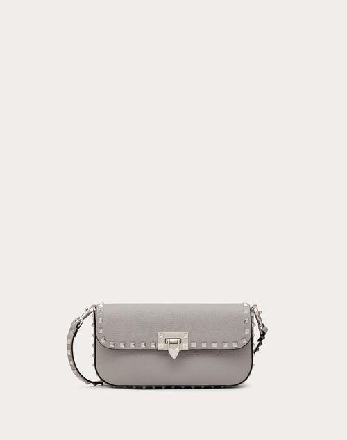 VALENTINO GARAVANI ROCKSTUD GRAINY CALFSKIN SHOULDER BAG  Product Image