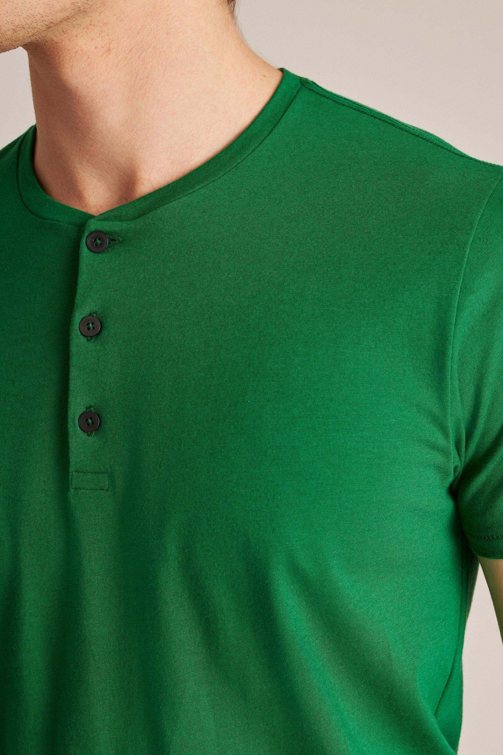 Pima Performance Short Sleeve Henley Product Image
