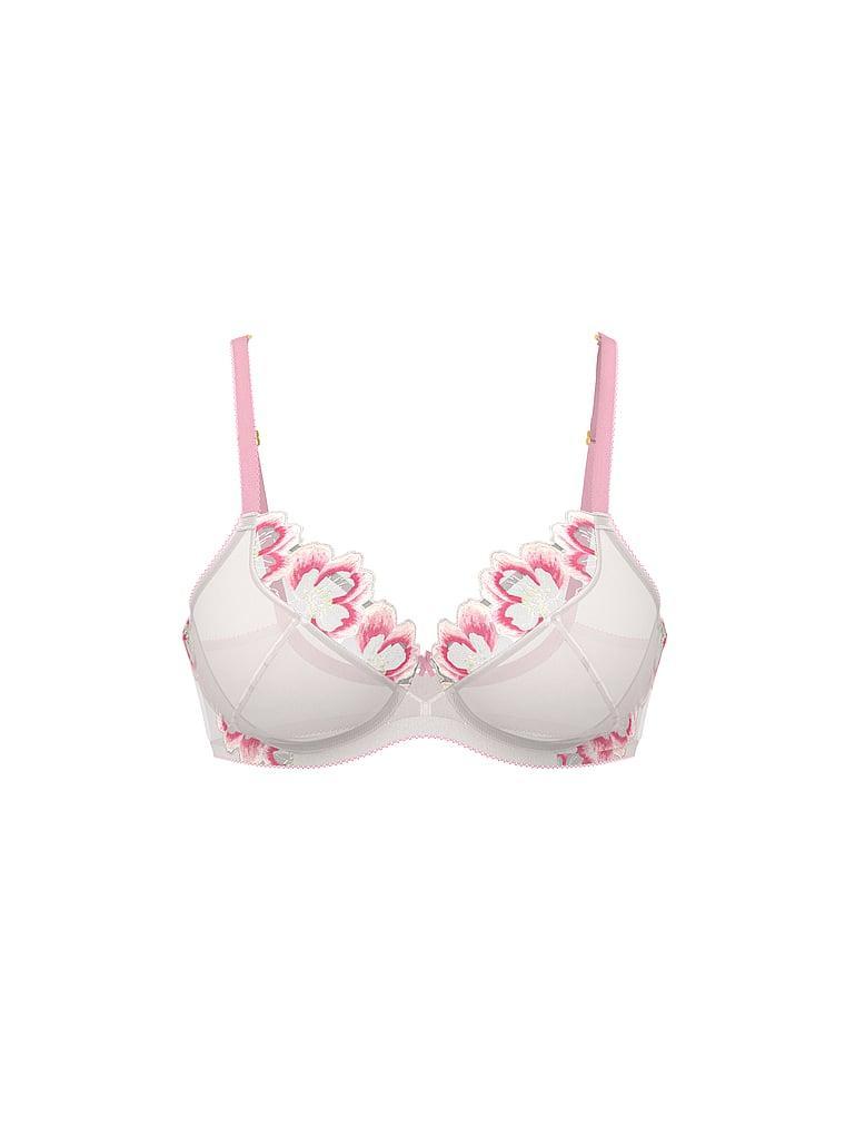 The Fabulous by Victoria's Secret Unlined Peony Embroidery Full-Cup Bra Product Image
