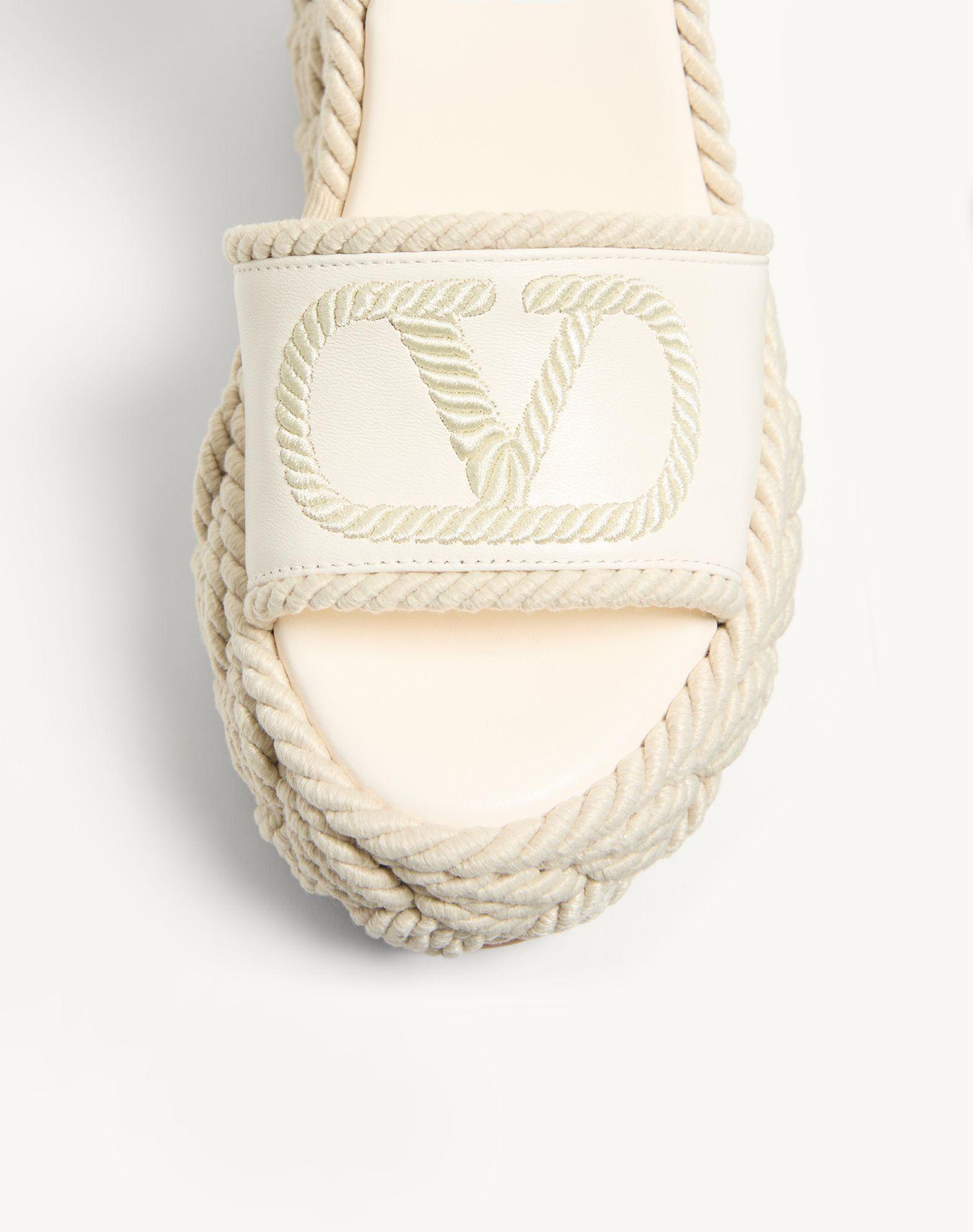 Vlogo Torchon Wedge Sandal In Nappa 130Mm Product Image