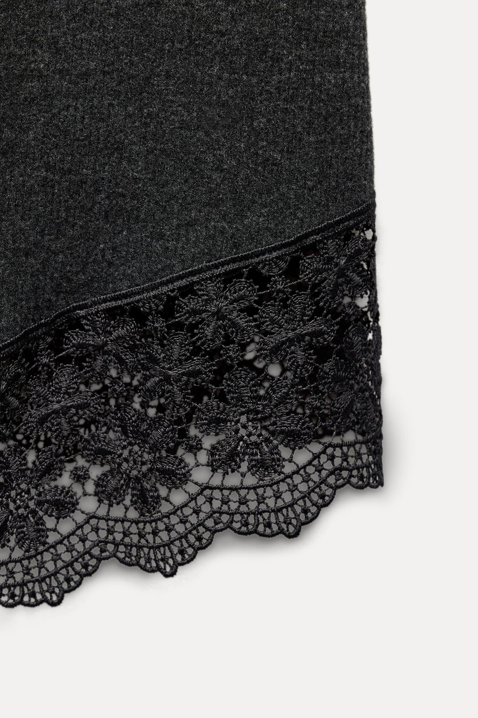 SOFT TRIM MIDI SKIRT Product Image