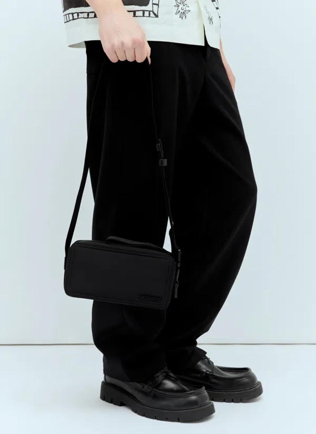 JACQUEMUS Men Le Cuerda Horizontal Crossbody Bag In Black Product Image