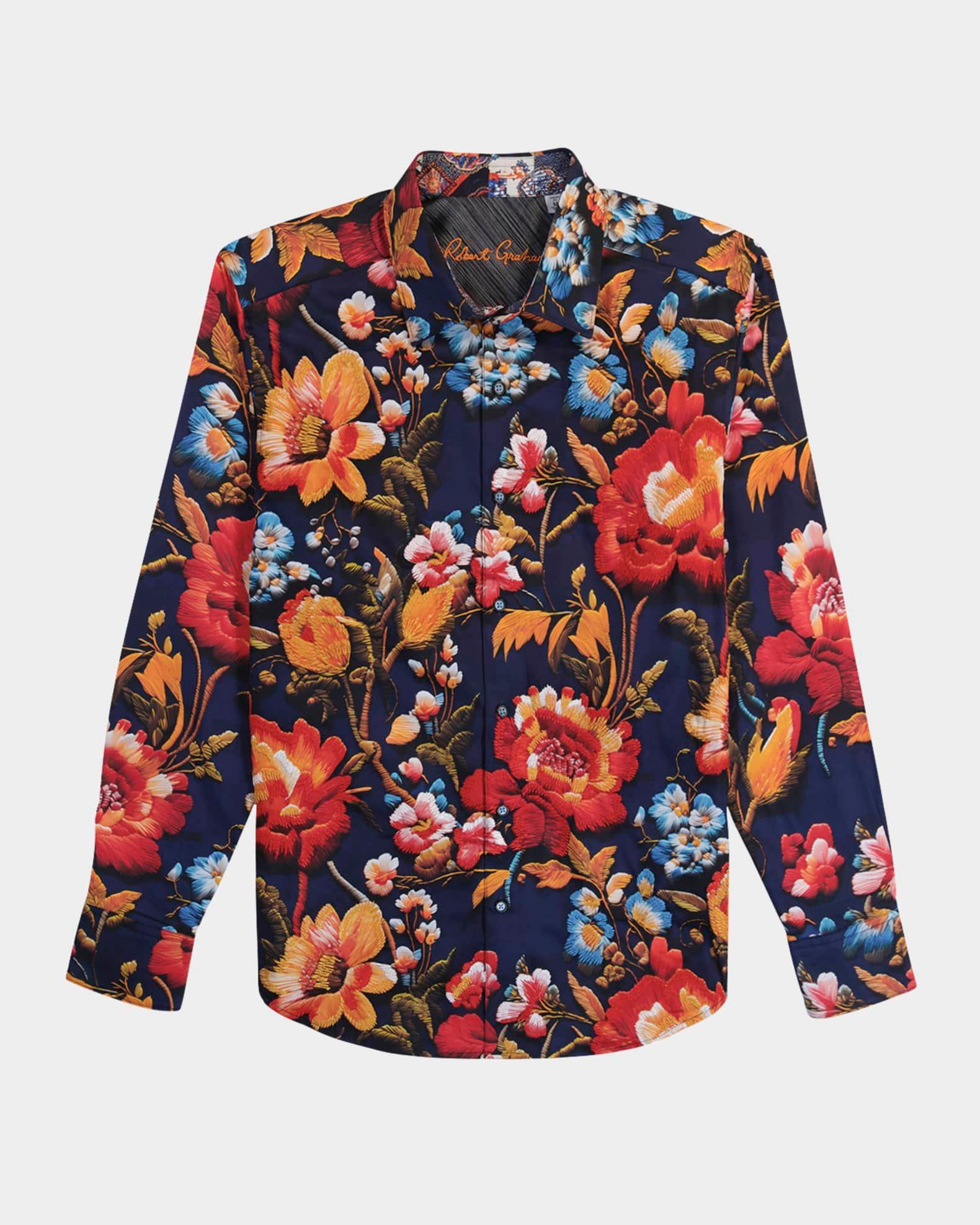Mens Manchester Floral Sport Shirt Product Image