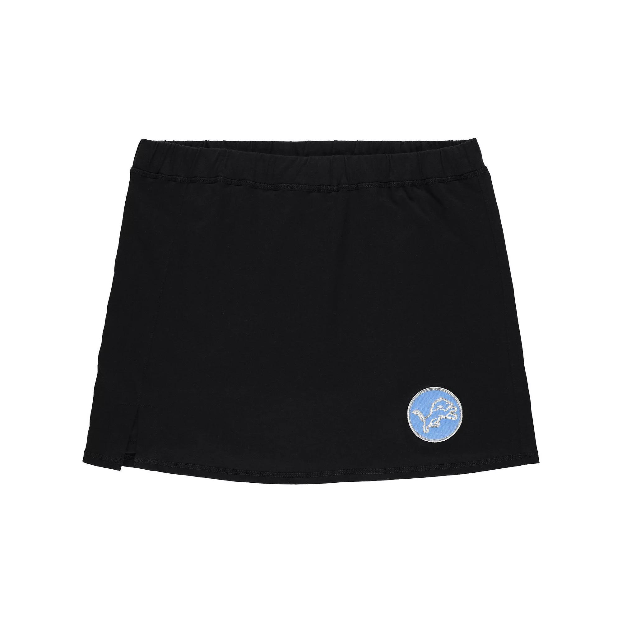 Women's Concepts Sport Black Detroit Lions Sport Skort, Size: 1XL Product Image