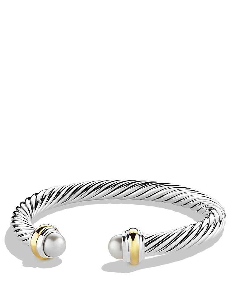 David Yurman Cable Classics Bracelet with Prasiolite and 14K Yellow Gold Product Image