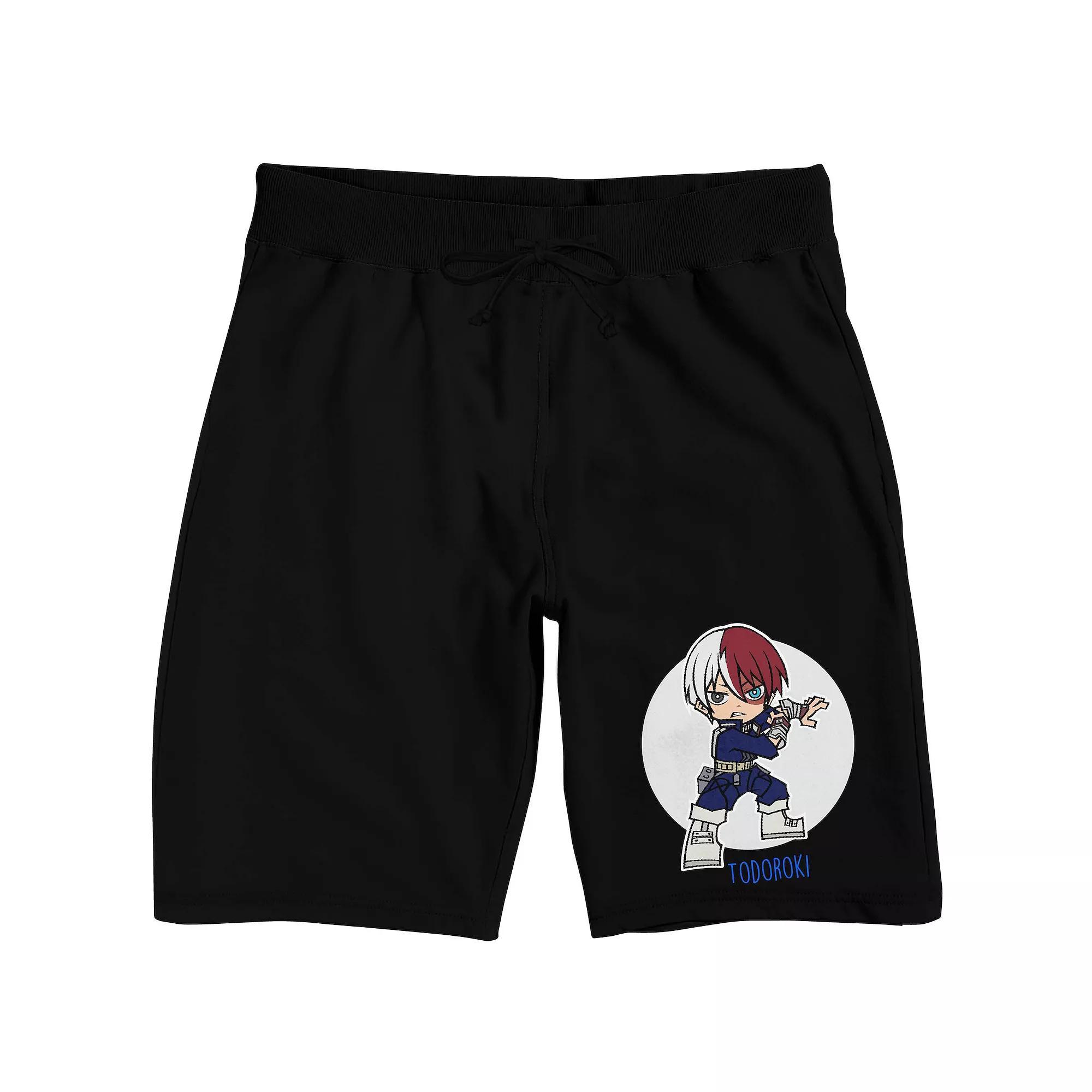 Mens My Hero Academia Chibi Sleep Shorts Product Image