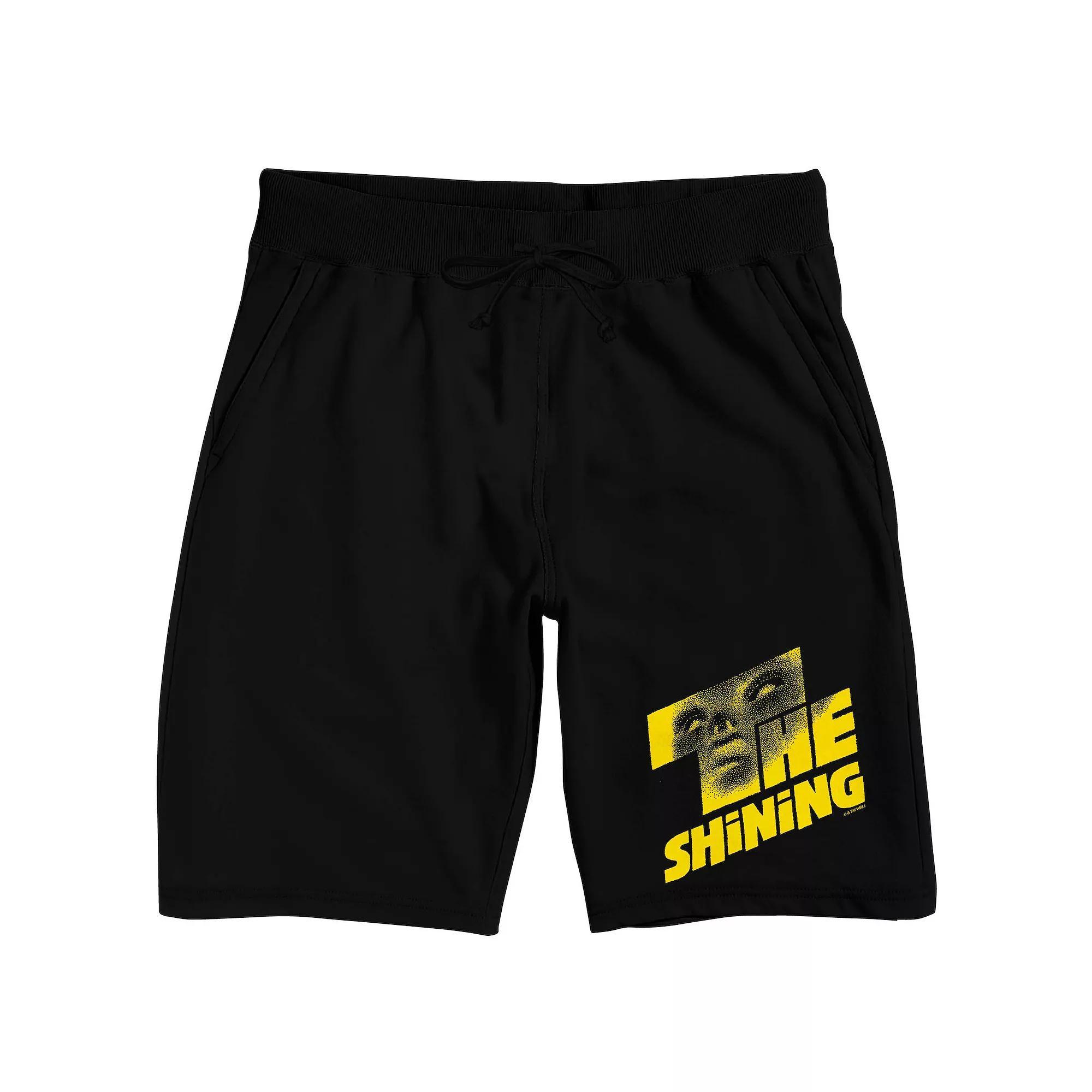 Men's The Shining Logo Pajama Shorts, Size: XXL, Black Product Image