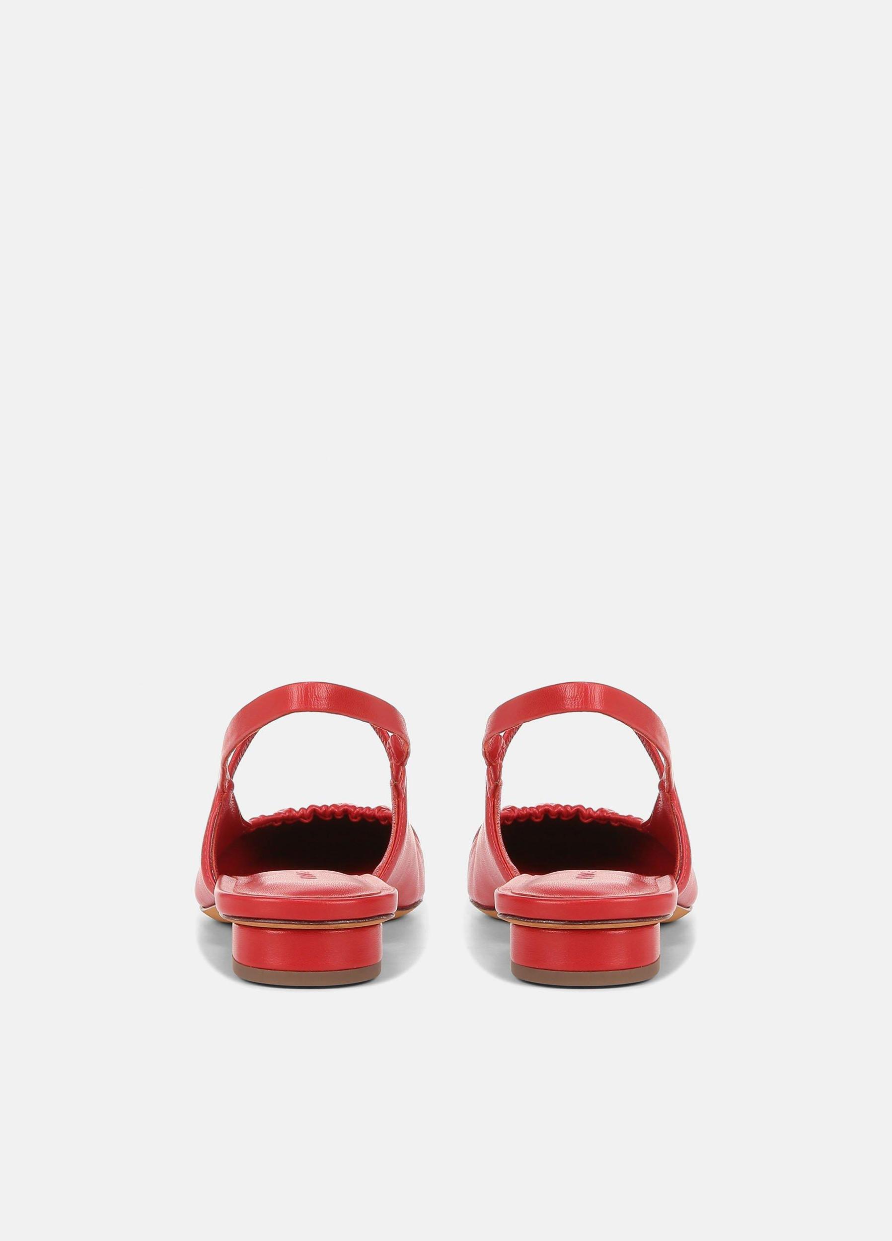 Venice Leather Slingback Flat Product Image