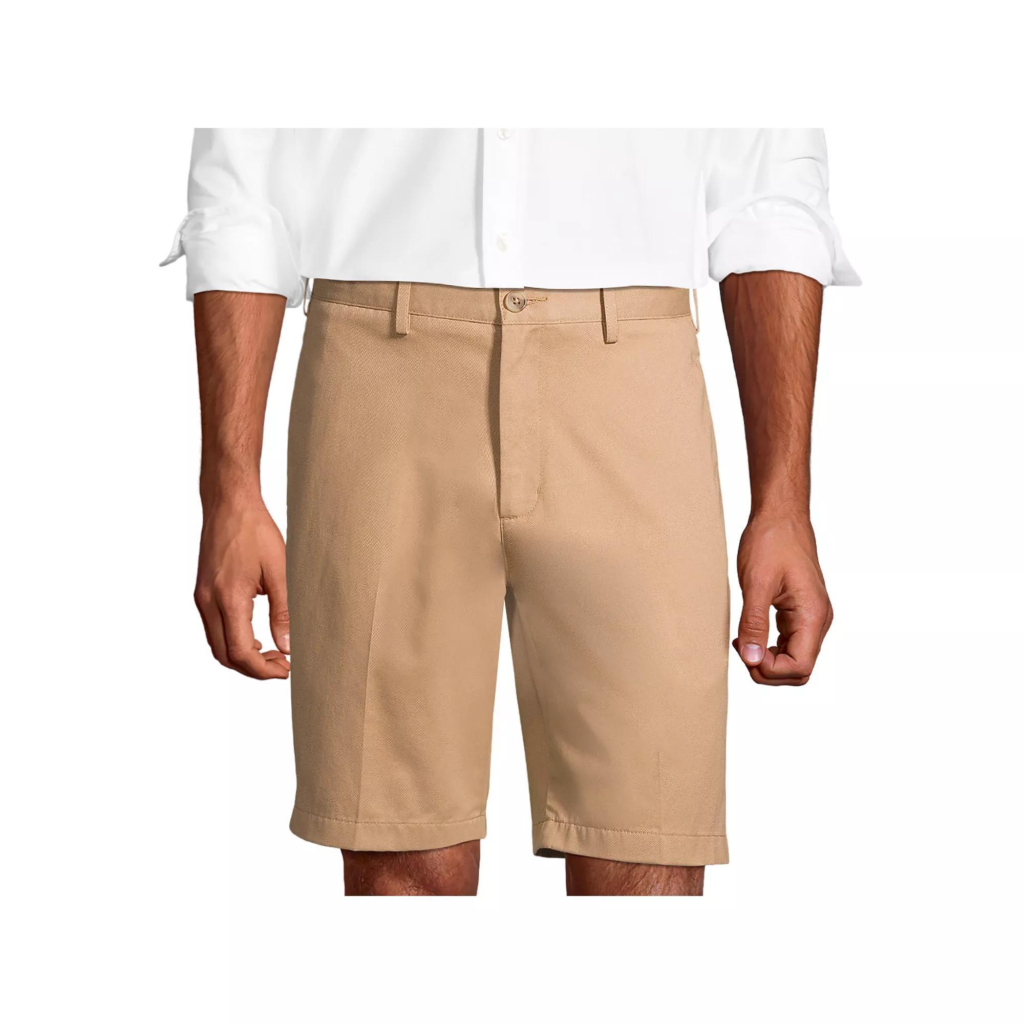 Big & Tall Lands' End Chino Shorts, Men's, Size: 48, Green Product Image