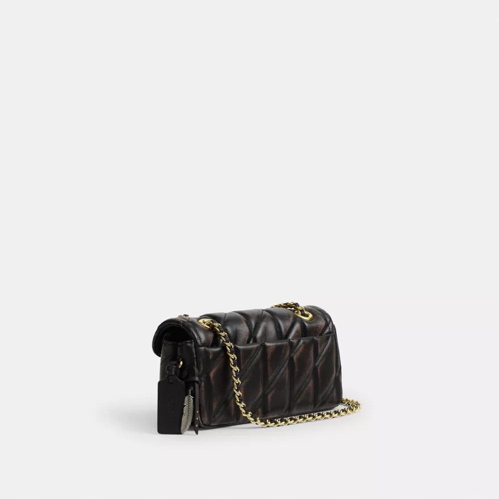 Tabby Shoulder Bag 20 In Loved Leather With Quilting Product Image
