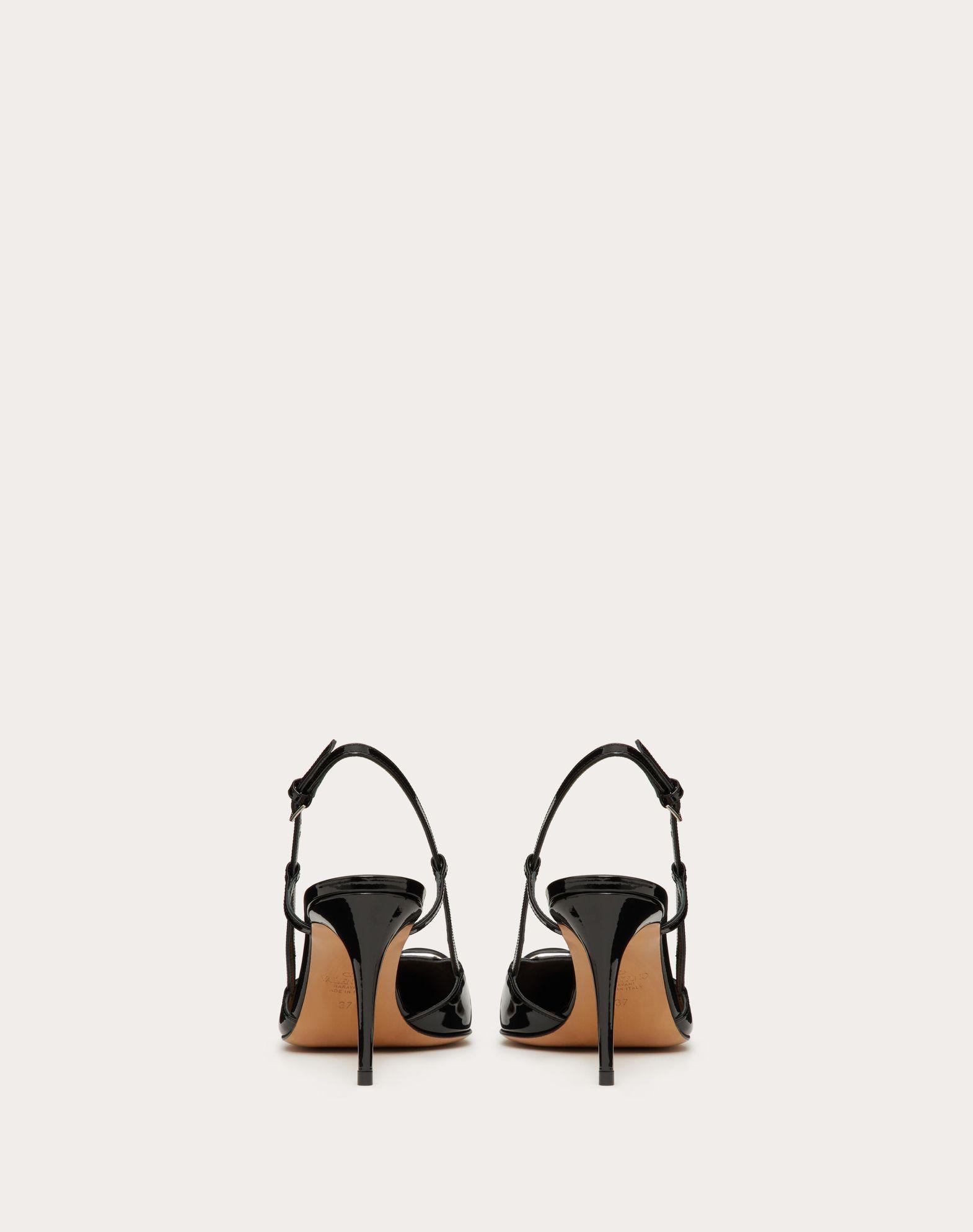 Vlogo Signature Patent Leather Slingback Pump 80Mm / 3.15 In. Product Image