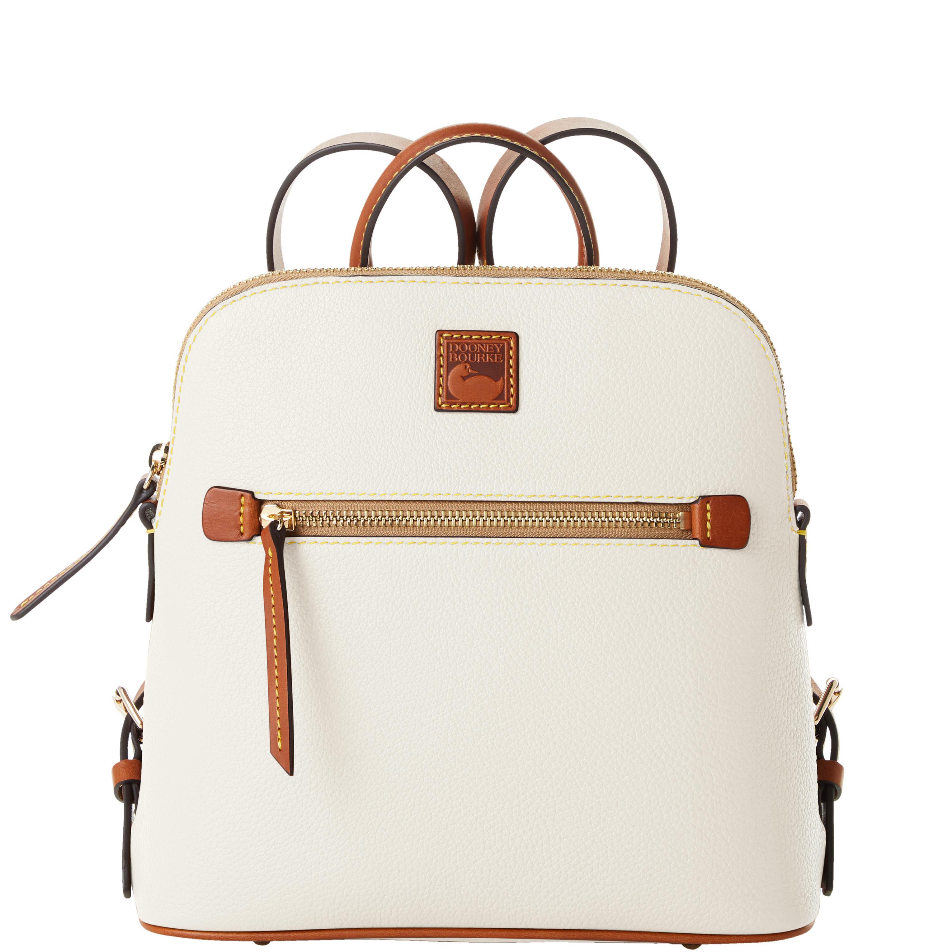 Dooney & Bourke Womens Pebble Grain Leather Backpack in Black Product Image