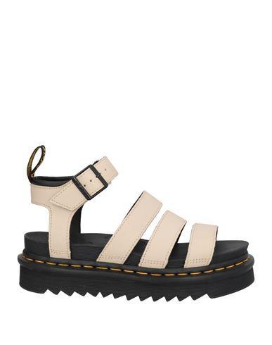 DR. MARTENS' Dr. Martens Woman Sandals Beige Size 9 Leather In White Product Image