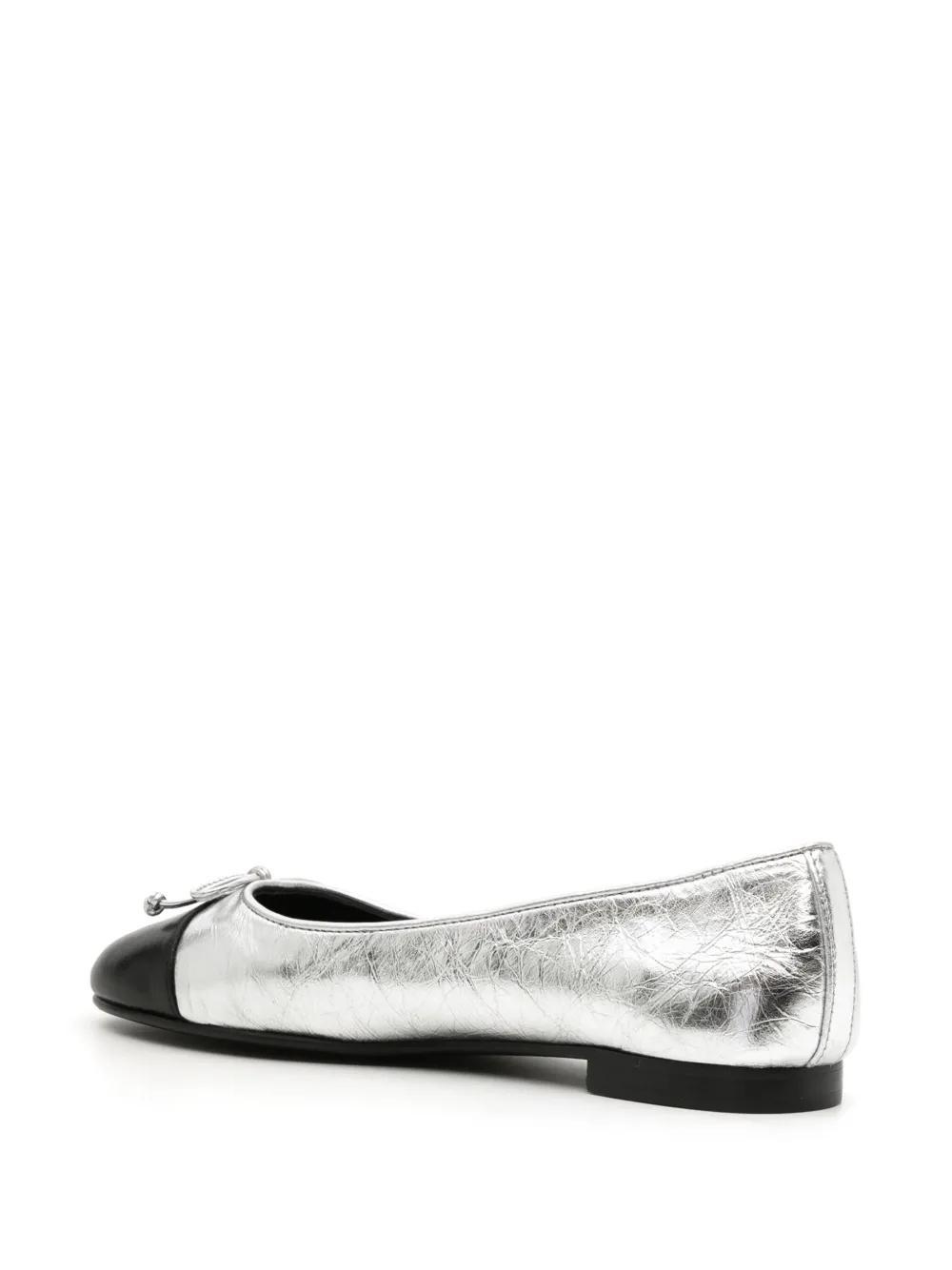 cap-toe ballerina shoes Product Image